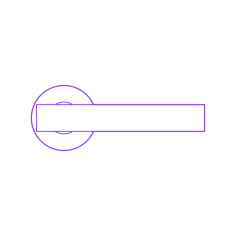 Buildings Door Handles Dolce Vita Door Handle Outline Icon Svg Set, Free Vectors File